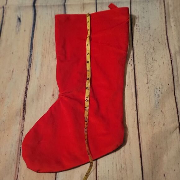 Joy Christmas Stocking Red White Puppy Labrador Dogs 18” - Picture 10 of 12
